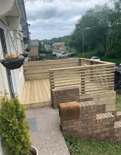 Fencing and decking installed in Blackwood