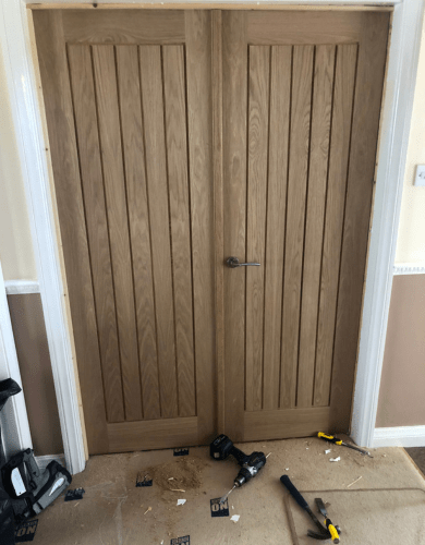 Internal doors that are being maintained by our carpentry team