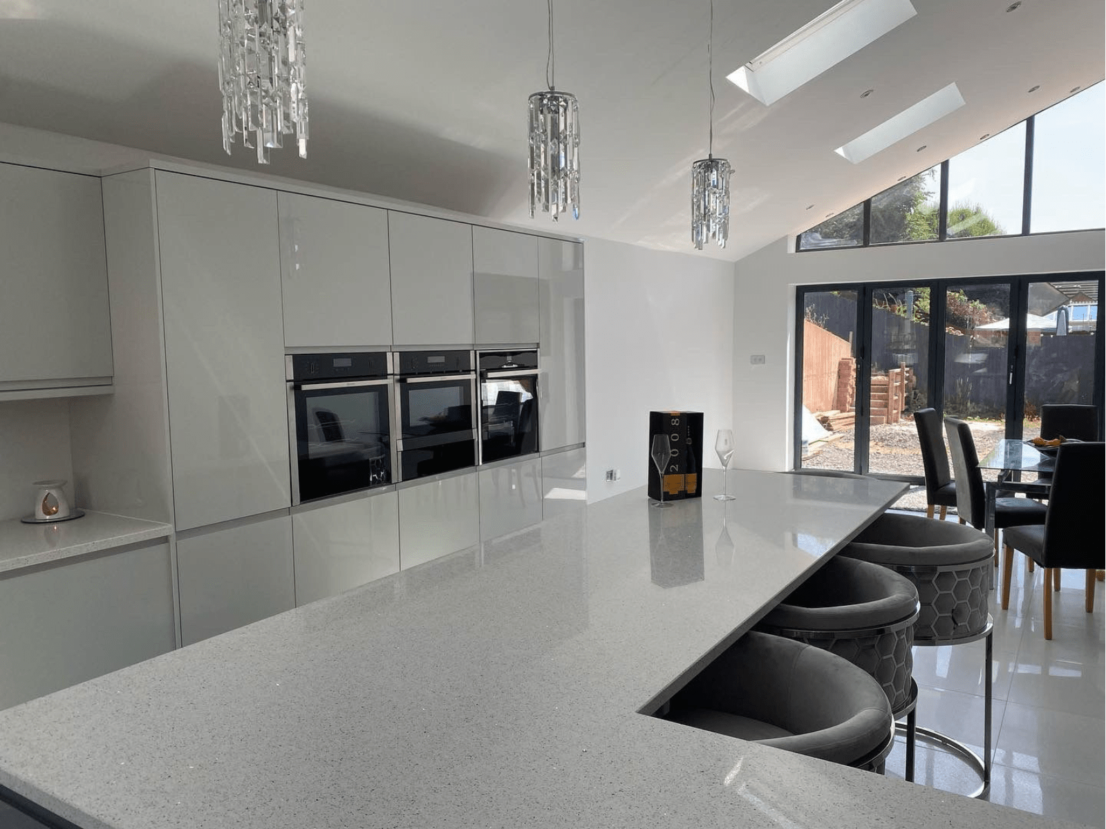Modern kitchen installation by our kitchen fitters in Blackwood
